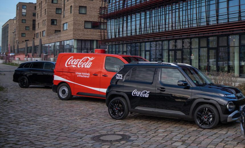 Coca-Cola: Komplette Pkw- und Transporter-Flotte elektrifiziert